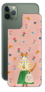 iPhone 11 Pro Max用 【コラボ プリント Design by よこお さとみ 004 】 背面 保護 フィルム 日本製