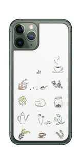 iPhone 11 Pro用 【コラボ プリント Design by すいかねこ 001 】 背面 保護 フィルム 日本製