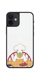 iPhone 12 mini用 【コラボ プリント Design by よこお さとみ 005 】 背面 保護 フィルム 日本製