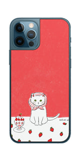 iPhone 12 Pro / iPhone 12用 【コラボ プリント Design by よこお さとみ 001 】 背面 保護 フィルム 日本製