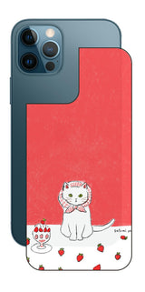 iPhone 12 Pro / iPhone 12用 【コラボ プリント Design by よこお さとみ 001 】 背面 保護 フィルム 日本製