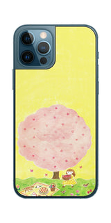 iPhone 12 Pro / iPhone 12用 【コラボ プリント Design by よこお さとみ 003 】 背面 保護 フィルム 日本製