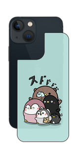 ClearView iPhone 13 mini用 【コラボ プリント Design by お腹すい汰 001 】 背面 保護 フィルム 日本製