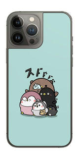 ClearView iPhone 13 Pro Max用 【コラボ プリント Design by お腹すい汰 001 】 背面 保護 フィルム 日本製