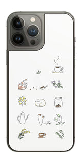 iPhone 13 Pro Max用 【コラボ プリント Design by すいかねこ 001 】 背面 保護 フィルム 日本製