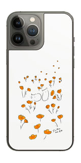 iPhone 13 Pro Max用 【コラボ プリント Design by すいかねこ 006 】 背面 保護 フィルム 日本製