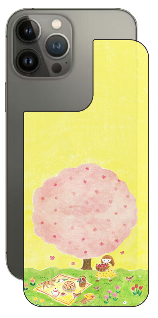 iPhone 13 Pro Max用 【コラボ プリント Design by よこお さとみ 003 】 背面 保護 フィルム 日本製