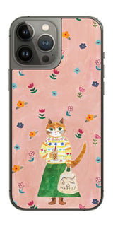 iPhone 13 Pro Max用 【コラボ プリント Design by よこお さとみ 004 】 背面 保護 フィルム 日本製