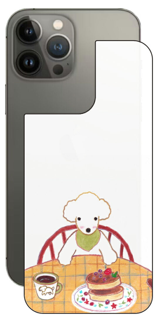 iPhone 13 Pro Max用 【コラボ プリント Design by よこお さとみ 005 】 背面 保護 フィルム 日本製