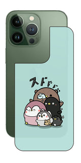 ClearView iPhone 13 Pro / iPhone 13用 【コラボ プリント Design by お腹すい汰 001 】 背面 保護 フィルム 日本製