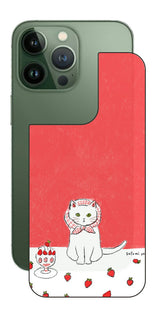 iPhone 13 Pro / iPhone 13用 【コラボ プリント Design by よこお さとみ 001 】 背面 保護 フィルム 日本製