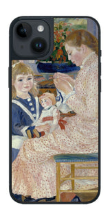 iPhone 14 plus用 背面 保護 フィルム 名画 プリント ルノワール ヴァルジュモンの午後( ピエール=オーギュスト・ルノワール Pierre-Auguste Renoir )
