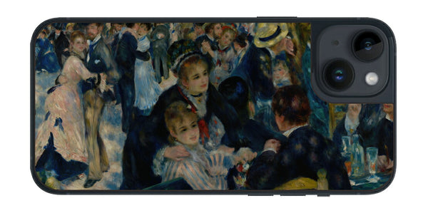 iPhone 14 plus用 背面 保護 フィルム 名画 プリント ルノワール ムーラン・ド・ラ・ギャレット（ ピエール＝オーギュスト・ルノワール Pierre-Auguste Renoir ）