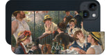 iPhone 14 plus用 背面 保護 フィルム 名画 プリント ルノワール 舟遊びをする人々の昼食( ピエール=オーギュスト・ルノワール Pierre-Auguste Renoir )
