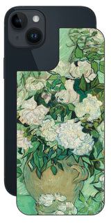 iPhone 14 plus用 背面 保護 フィルム 名画 プリント ゴッホ バラ( フィンセント ファン ゴッホ Vincent Willem van Gogh )