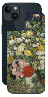 iPhone 14 plus用 背面 保護 フィルム 名画 プリント ゴッホ 花瓶の花の花束( フィンセント ファン ゴッホ Vincent Willem van Gogh )