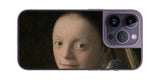 iPhone 14 pro用 背面 保護 フィルム 名画 プリント フェルメール 少女 ( ヨハネス・フェルメール Johannes Vermeer )
