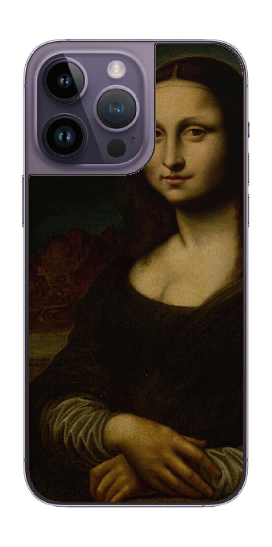 iPhone 14 pro Max用 背面 保護 フィルム 名画 プリント ダ・ヴィンチ モナリザ（ レオナルド・ダ・ヴィンチ Leonardo da Vinci ）
