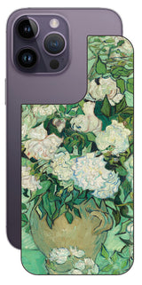 iPhone 14 pro Max用 背面 保護 フィルム 名画 プリント ゴッホ バラ( フィンセント ファン ゴッホ Vincent Willem van Gogh )