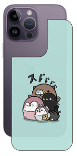 ClearView iPhone 14 pro Max用 【コラボ プリント Design by お腹すい汰 001 】 背面 保護 フィルム 日本製