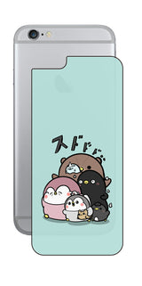 ClearView iPhone 6 6s用 【コラボ プリント Design by お腹すい汰 001 】 背面 保護 フィルム 日本製