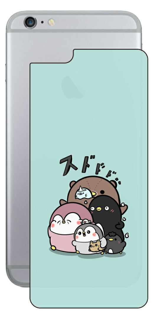 ClearView iPhone 6 Plus 6s Plus用 【コラボ プリント Design by お腹すい汰 001 】 背面 保護 フィルム 日本製