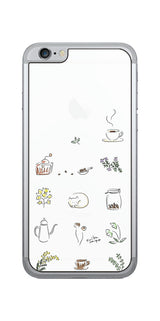 iPhone 6 / 6s用 【コラボ プリント Design by すいかねこ 001 】 背面 保護 フィルム 日本製