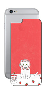 iPhone 6 / 6s用 【コラボ プリント Design by よこお さとみ 001 】 背面 保護 フィルム 日本製