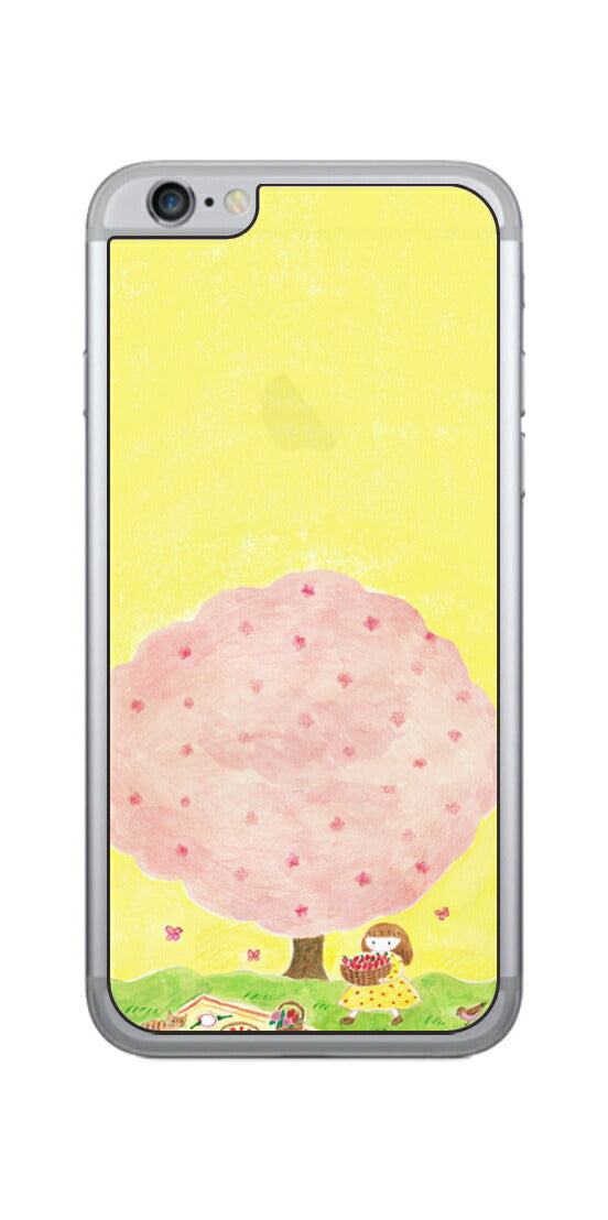iPhone 6 / 6s用 【コラボ プリント Design by よこお さとみ 003 】 背面 保護 フィルム 日本製