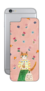 iPhone 6 / 6s用 【コラボ プリント Design by よこお さとみ 004 】 背面 保護 フィルム 日本製