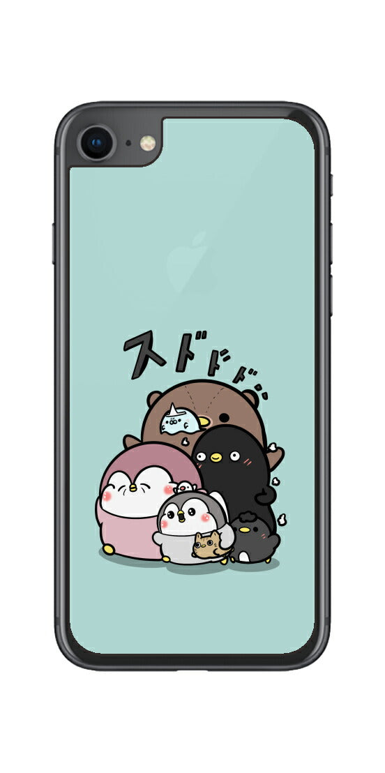ClearView iPhone 8用 【コラボ プリント Design by お腹すい汰 001 】 背面 保護 フィルム 日本製