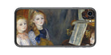 iPhone SE 第2世代用 背面 保護 フィルム 名画 プリント ルノワール カチュール・メンデスの娘たち( ピエール=オーギュスト・ルノワール Pierre-Auguste Renoir )