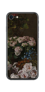 iPhone SE 第2世代用 背面 保護 フィルム 名画プリント クロード・モネ ( Claude Monet ) 春の花