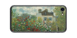 iPhone SE 第2世代用 背面 保護 フィルム 名画プリント クロード・モネ ( Claude Monet ) アルジャントゥイユのモネの家の庭