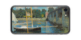 iPhone SE 第2世代用 背面 保護 フィルム 名画プリント クロード・モネ ( Claude Monet ) アルジャントゥイユの橋