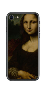 iPhone SE 第2世代用 背面 保護 フィルム 名画 プリント ダ・ヴィンチ モナリザ( レオナルド・ダ・ヴィンチ Leonardo da Vinci )