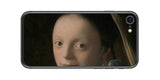 iPhone SE 第2世代用 背面 保護 フィルム 名画 プリント フェルメール 少女 ( ヨハネス・フェルメール Johannes Vermeer )