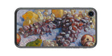 iPhone SE 第2世代用 背面 保護 フィルム 名画 プリント ゴッホ ぶどう、レモン、梨、りんご( フィンセント ファン ゴッホ Vincent Willem van Gogh )