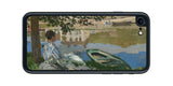 iPhone SE 2022 第3世代用 背面 保護 フィルム 名画プリント クロード・モネ ( Claude Monet ) セーヌ河岸、ベンヌクール