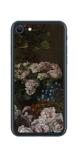 iPhone SE 2022 第3世代用 背面 保護 フィルム 名画プリント クロード・モネ ( Claude Monet ) 春の花