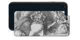 iPhone SE 2022 第3世代用 背面 保護 フィルム 名画プリント ジョン・テニエル ( John Tenniel ) トゥイードルダム