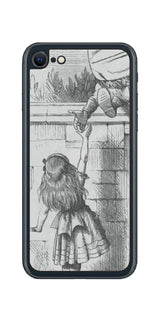 iPhone SE 2022 第3世代用 背面 保護 フィルム 名画プリント ジョン・テニエル ( John Tenniel ) ハンプティ・ダンプティ