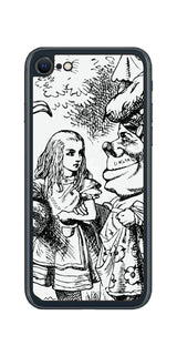 iPhone SE 2022 第3世代用 背面 保護 フィルム 名画プリント ジョン・テニエル ( John Tenniel ) 侯爵夫人