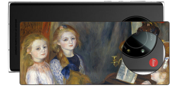 Leica Leitz Phone 1用 背面 保護 フィルム 名画 プリント ルノワール カチュール・メンデスの娘たち（ ピエール＝オーギュスト・ルノワール Pierre-Auguste Renoir ）