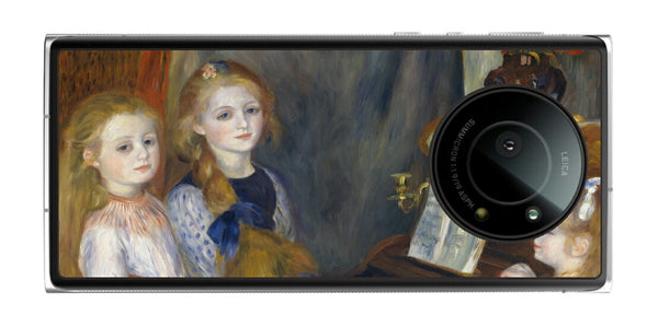 Leica Leitz Phone 1用 背面 保護 フィルム 名画 プリント ルノワール カチュール・メンデスの娘たち（ ピエール＝オーギュスト・ルノワール Pierre-Auguste Renoir ）