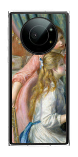 Leica Leitz Phone 1用 背面 保護 フィルム 名画 プリント ルノワール ピアノを弾く二人の少女( ピエール=オーギュスト・ルノワール Pierre-Auguste Renoir )