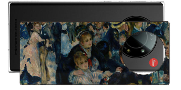 Leica Leitz Phone 1用 背面 保護 フィルム 名画 プリント ルノワール ムーラン・ド・ラ・ギャレット（ ピエール＝オーギュスト・ルノワール Pierre-Auguste Renoir ）