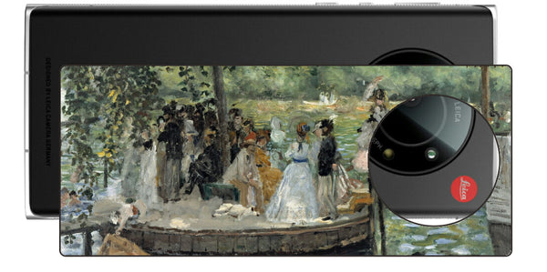 Leica Leitz Phone 1用 背面 保護 フィルム 名画 プリント ルノワール ラ・グルヌイエール（ ピエール＝オーギュスト・ルノワール Pierre-Auguste Renoir ）