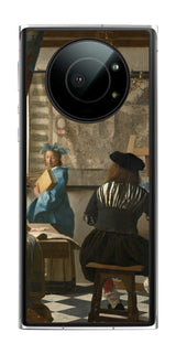 Leica Leitz Phone 1用 背面 保護 フィルム 名画 プリント フェルメール 絵画の芸術 ( ヨハネス・フェルメール Johannes Vermeer )
