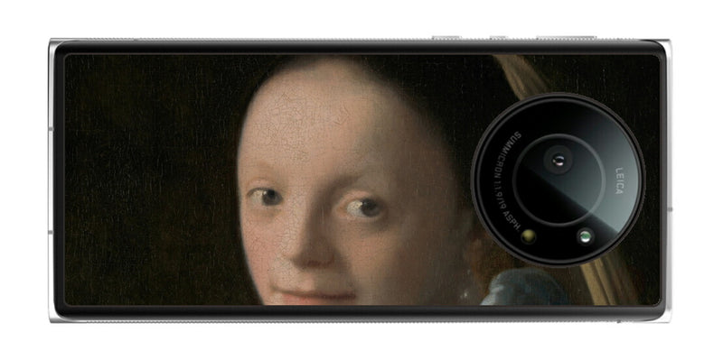 Leica Leitz Phone 1用 背面 保護 フィルム 名画 プリント フェルメール 少女 （ ヨハネス・フェルメール Johannes Vermeer ）